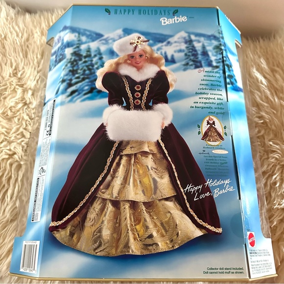 Vintage New In Box 1996 Happy Holiday Barbie Special Edition - Picture 4 of 12